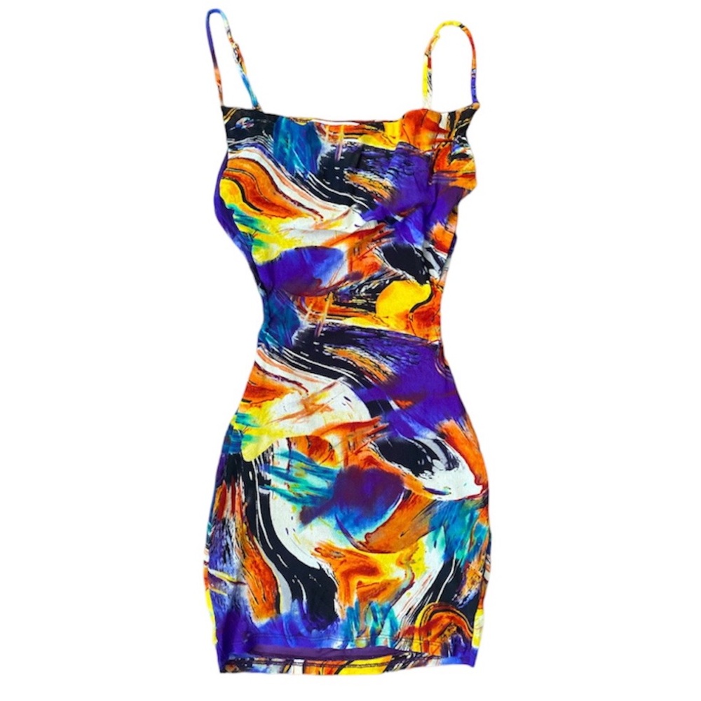MULTICOLOR MINIDRESS